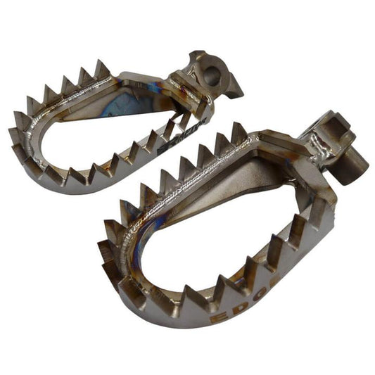 Raptor Titanium Edge Footpegs - 5mm Down & 10mm Back