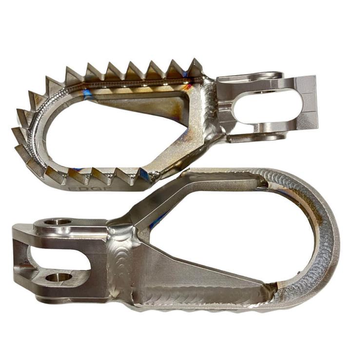 Raptor Titanium Edge Footpegs - Standard Offset