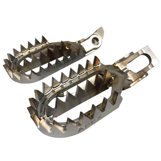 Raptor Titanium Apex Footpegs - Standard Offset