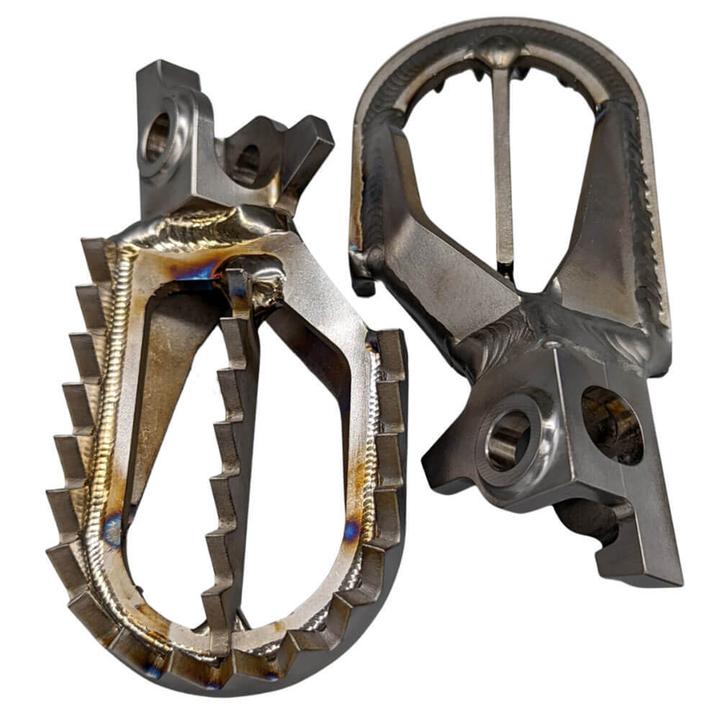 Raptor Titanium Apex Footpegs - Standard Offset