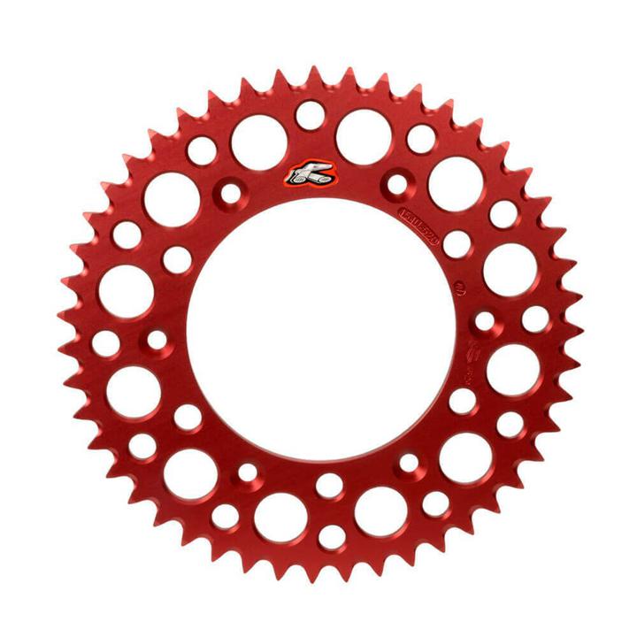 Renthal Ultralight Rear Sprocket Grooved - Red