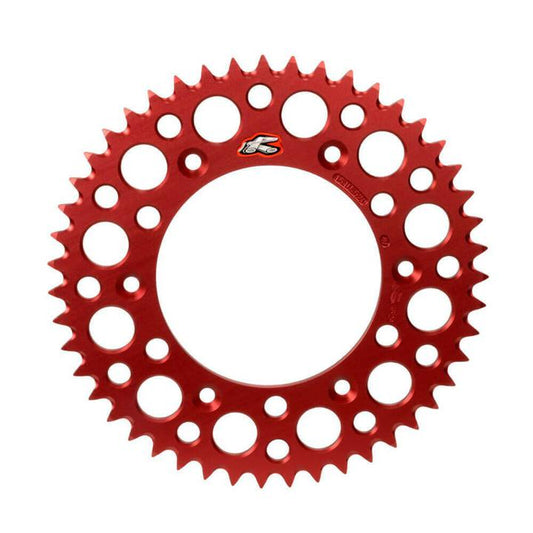 Renthal Ultralight Rear Sprocket Grooved - Red