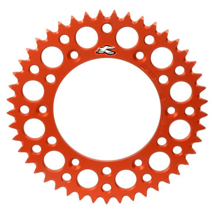 Renthal Ultralight Rear Sprocket Grooved - Orange