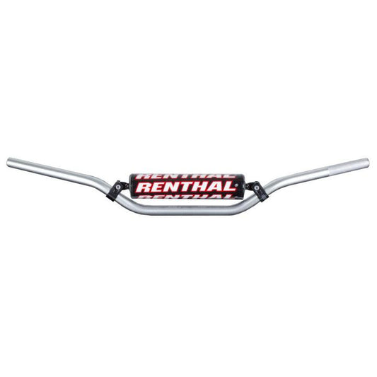 Renthal 666 7/8 Padded Handlebar - Silver