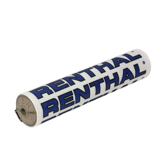 Renthal Handlebar Pad SX 10in - White / Blue Retro