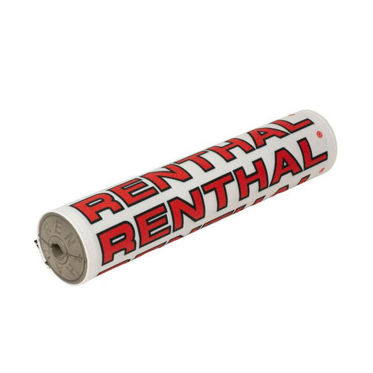 Renthal Handlebar Pad SX 10in - White / Red Retro