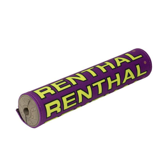 Renthal Handlebar Pad SX 10in - Purple / Yellow Retro