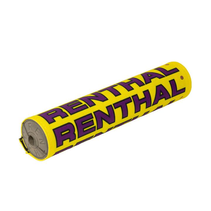 Renthal Handlebar Pad SX 10in - Yellow / Purple Retro