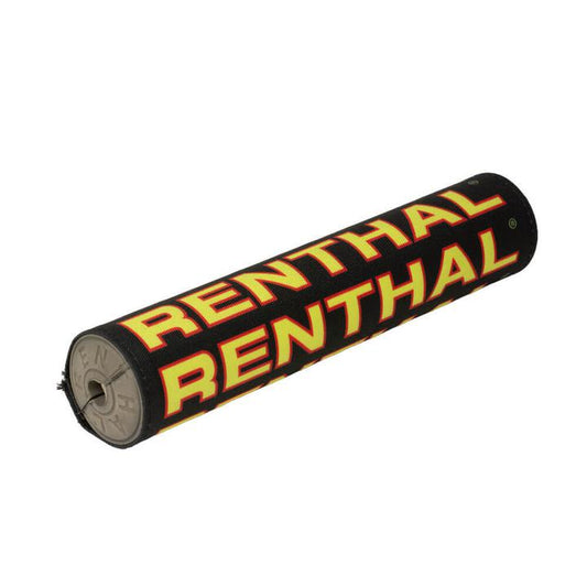 Renthal Handlebar Pad SX 10in - Black / Yellow Retro