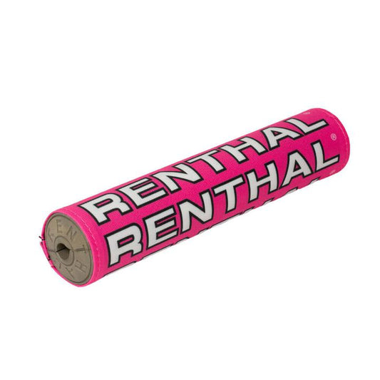 Renthal Handlebar Pad SX 10in - Pink / White Retro