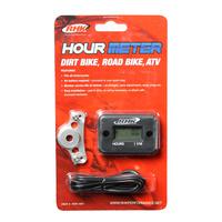 RHK Hour Meter with Mounting Bracket - Black