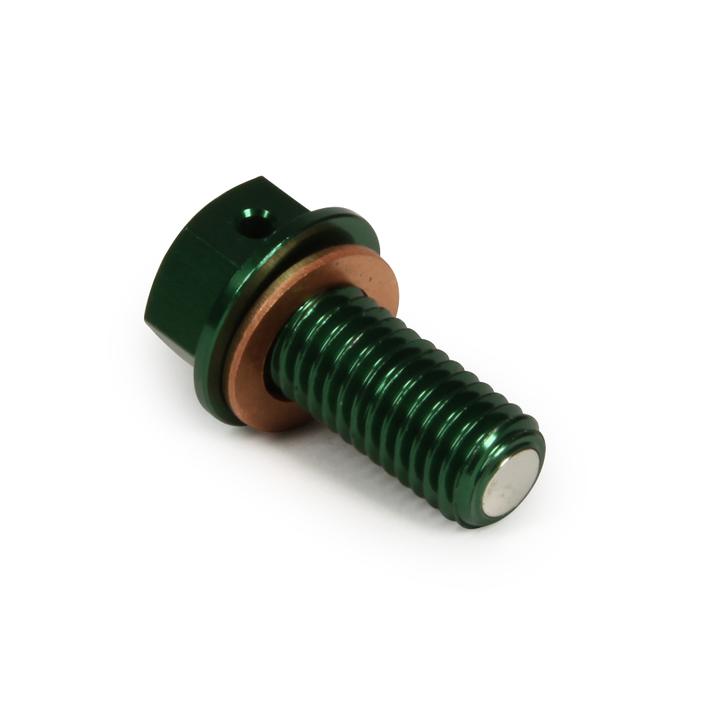RHK Magnetic Oil Sump Bolt / Drain Plug (M8x1.25) - Green