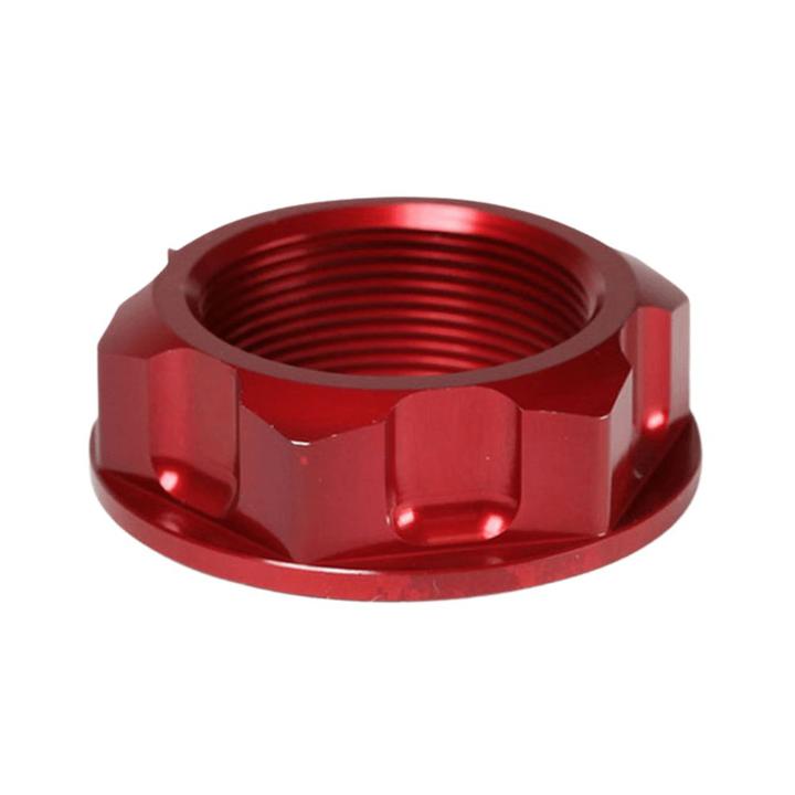 RHK Steering Head Nut - Red