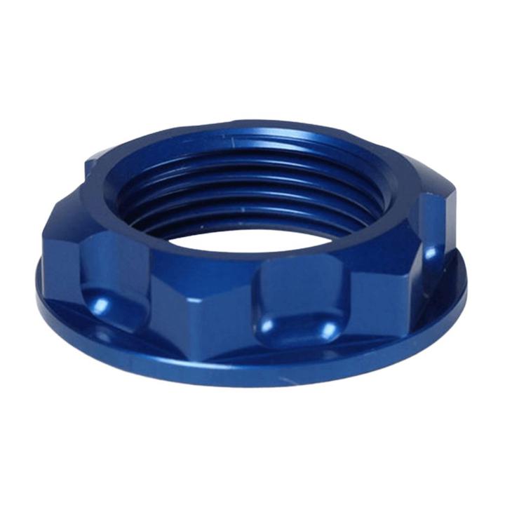 RHK Steering Head Nut - Blue