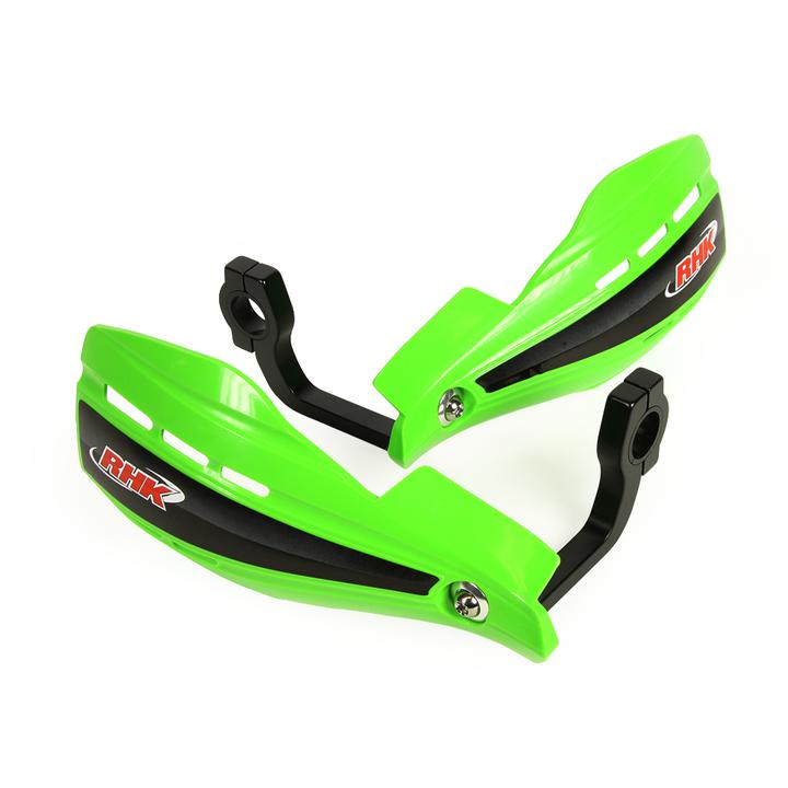 RHK XS MX Handguards With Mounting Kit - Green
