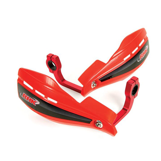 RHK  XS MX Handguards with Mounting Kit - Red