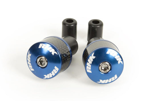 RHK Bar Ends Caps - Carbon Blue