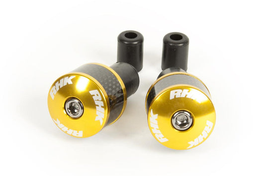 RHK Bar Ends Caps Carbon - Gold