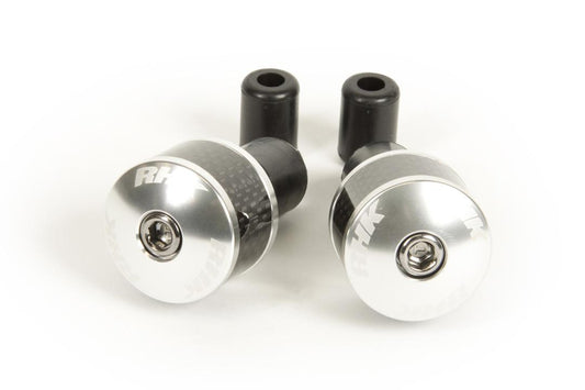 RHK Bar Ends Caps - Carbon Silver