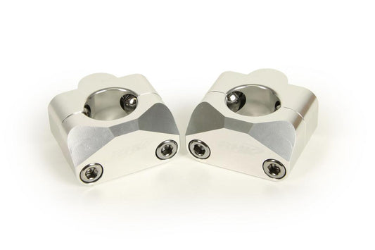 RHK Universal Tapered 1 1/8 Bar Mounts - Silver