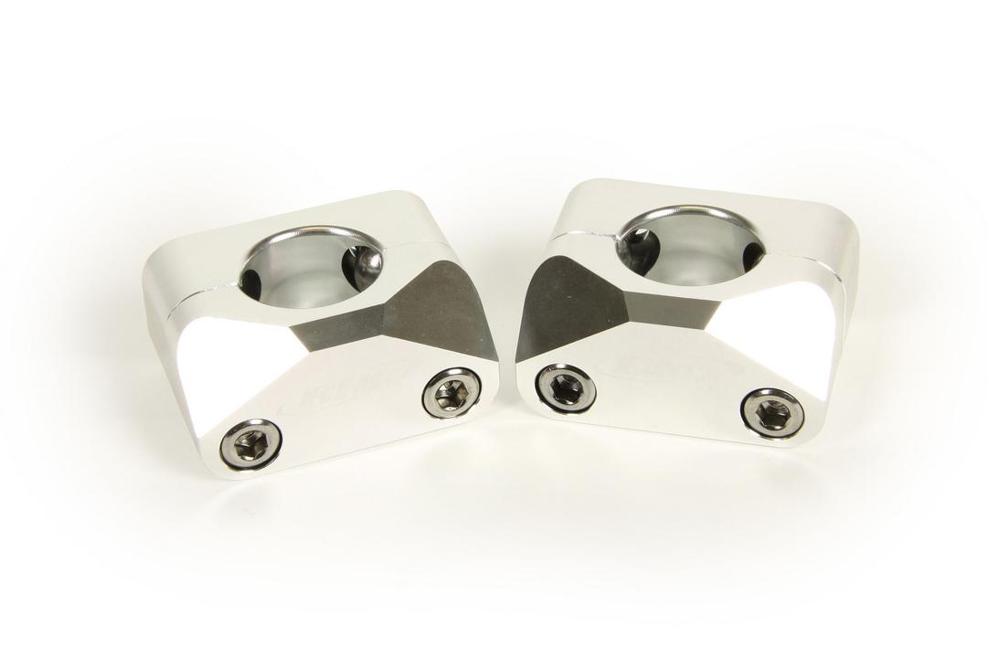 RHK 20mm Universal Tapered 1 1/8 Bar Mounts - Silver