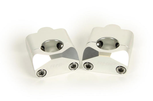 RHK Universal Tapered 1 1/8 Bar Mounts - Silver