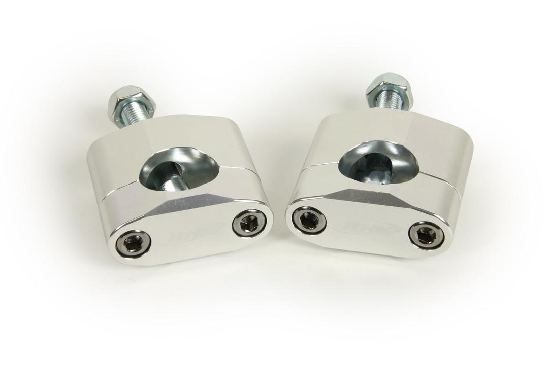 RHK Universal Tapered 1 1/8 Bar Mounts - Silver