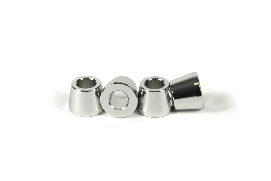 RHK Alloy Cone Rubber Mount Replacements - Silver
