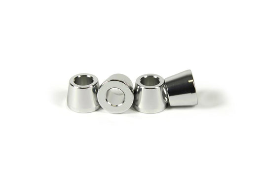 RHK Alloy Cone Rubber Mount Replacements - Silver