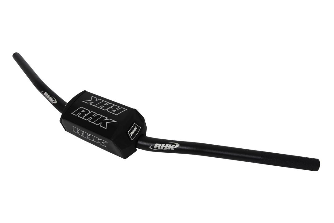 RHK YZ High Tapered Handlebar - Black / Black Bar Pad