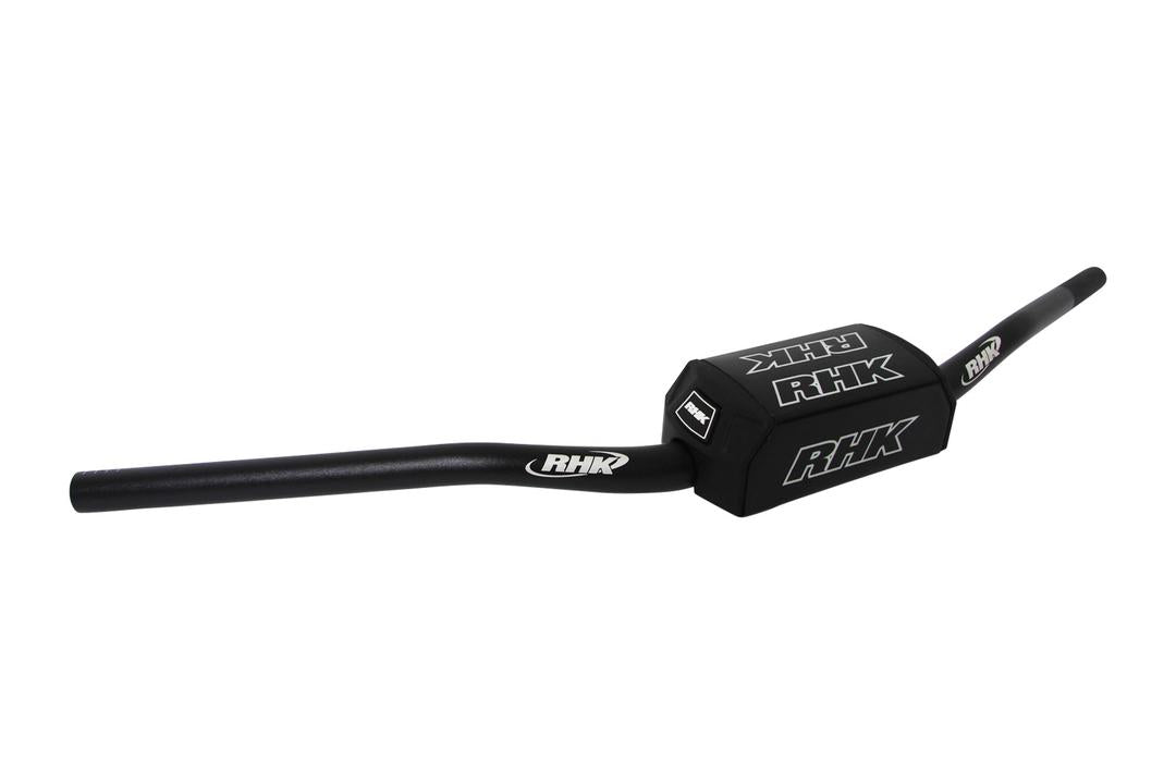 RHK YZ High Tapered Handlebar - Black / Black Bar Pad