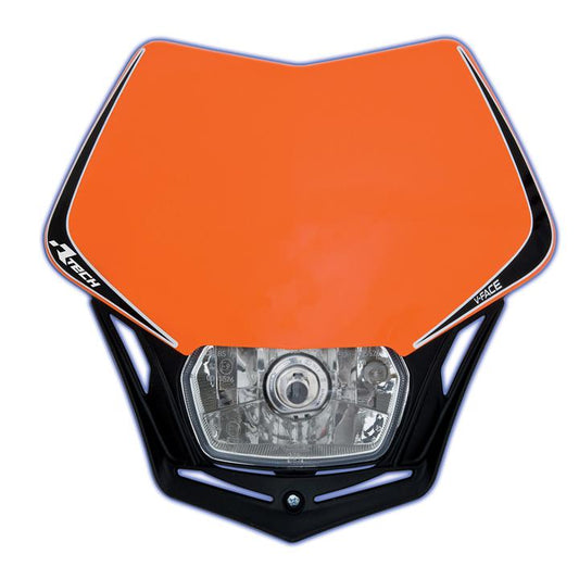 Rtech V-Face Headlight - Orange