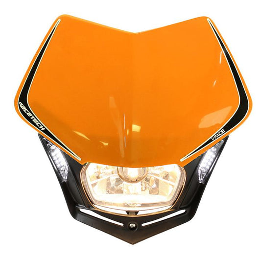 Rtech V-Face Headlight - Orange
