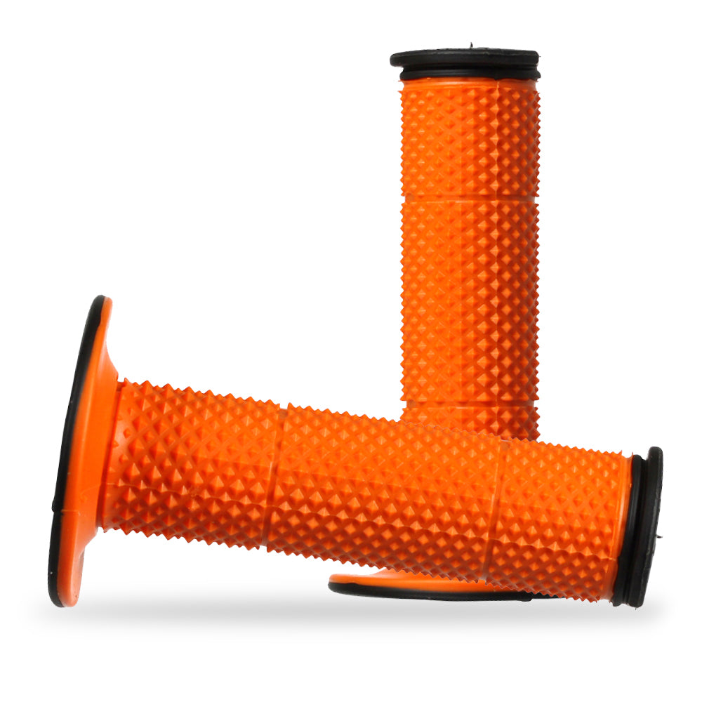 Rtech Dual Density Diamond Grips - Orange