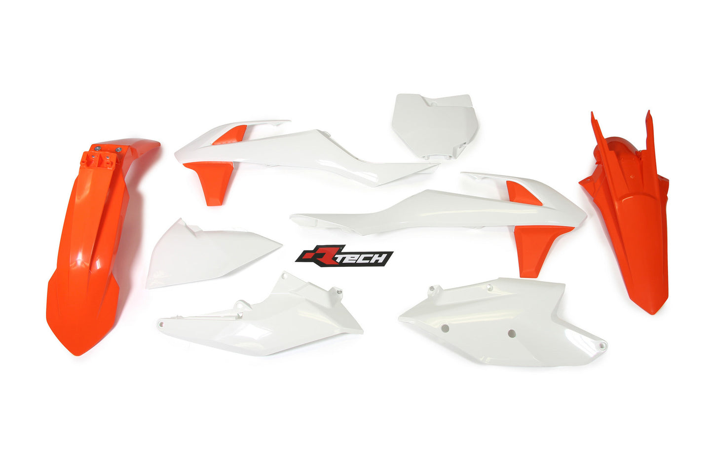 Rtech Plastics Kit - White / Orange