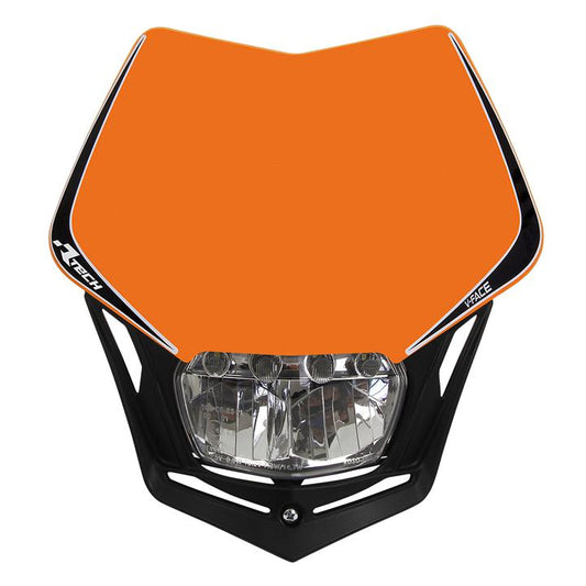 Rtech V-Face Full LED Headlight - Orange