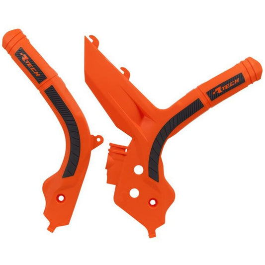 Rtech Frame Protectors - Orange / Black