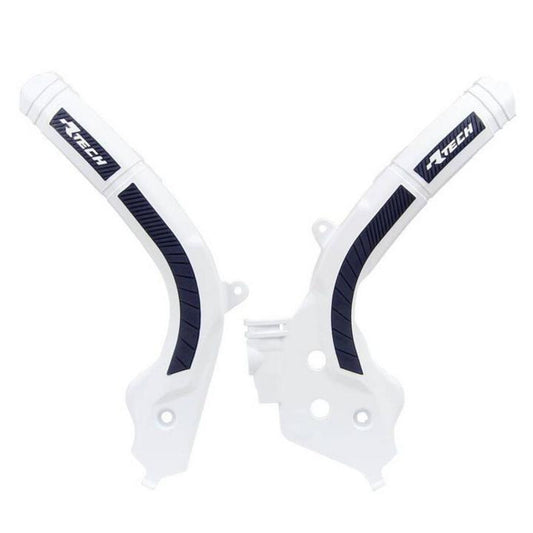 Rtech Frame Protectors - White / Blue
