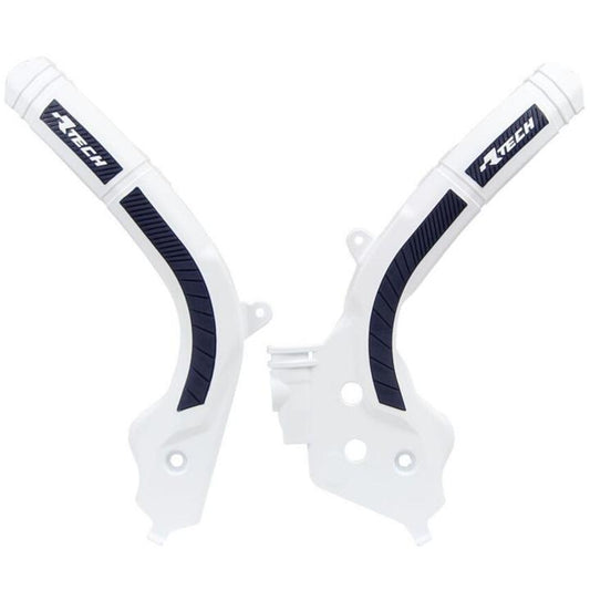 Rtech Frame Protectors - White / Black