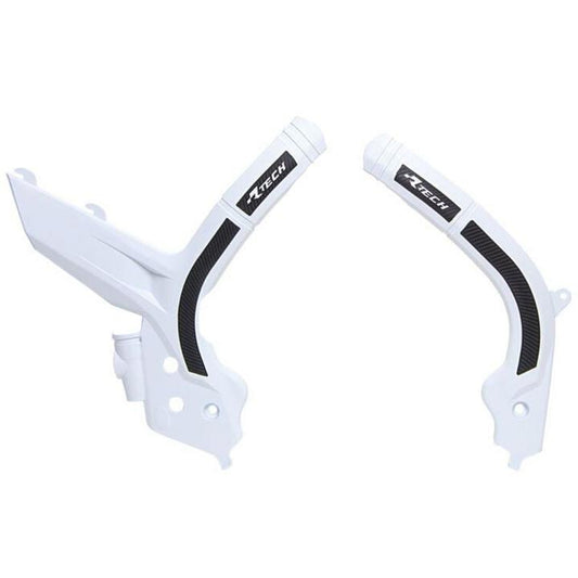 Rtech Frame Protectors - White / Black