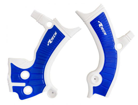 Rtech Frame Protectors - White / Blue