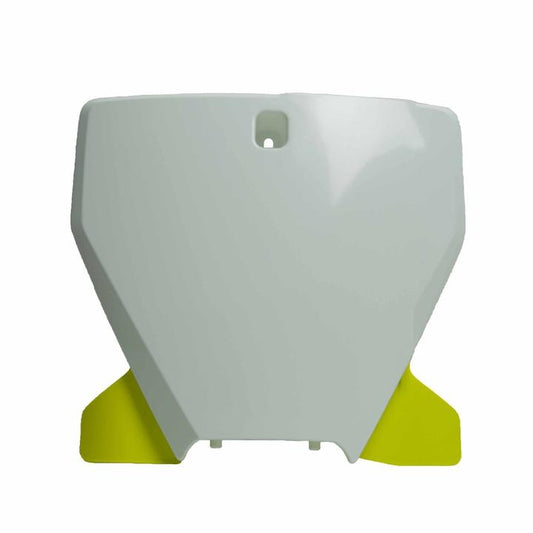 Rtech Front Plate - White / Yellow