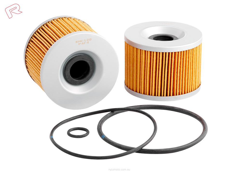 Ryco Motorcycle Oil Filter RMC 128 (KN-401) For Ben/Bim/Hon/Kaw/Guzz/Tri/Yam