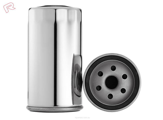 Ryco Motorcycle Oil Filter Chrome RMZ 116C (Kn - 173C) For Harley Davidson