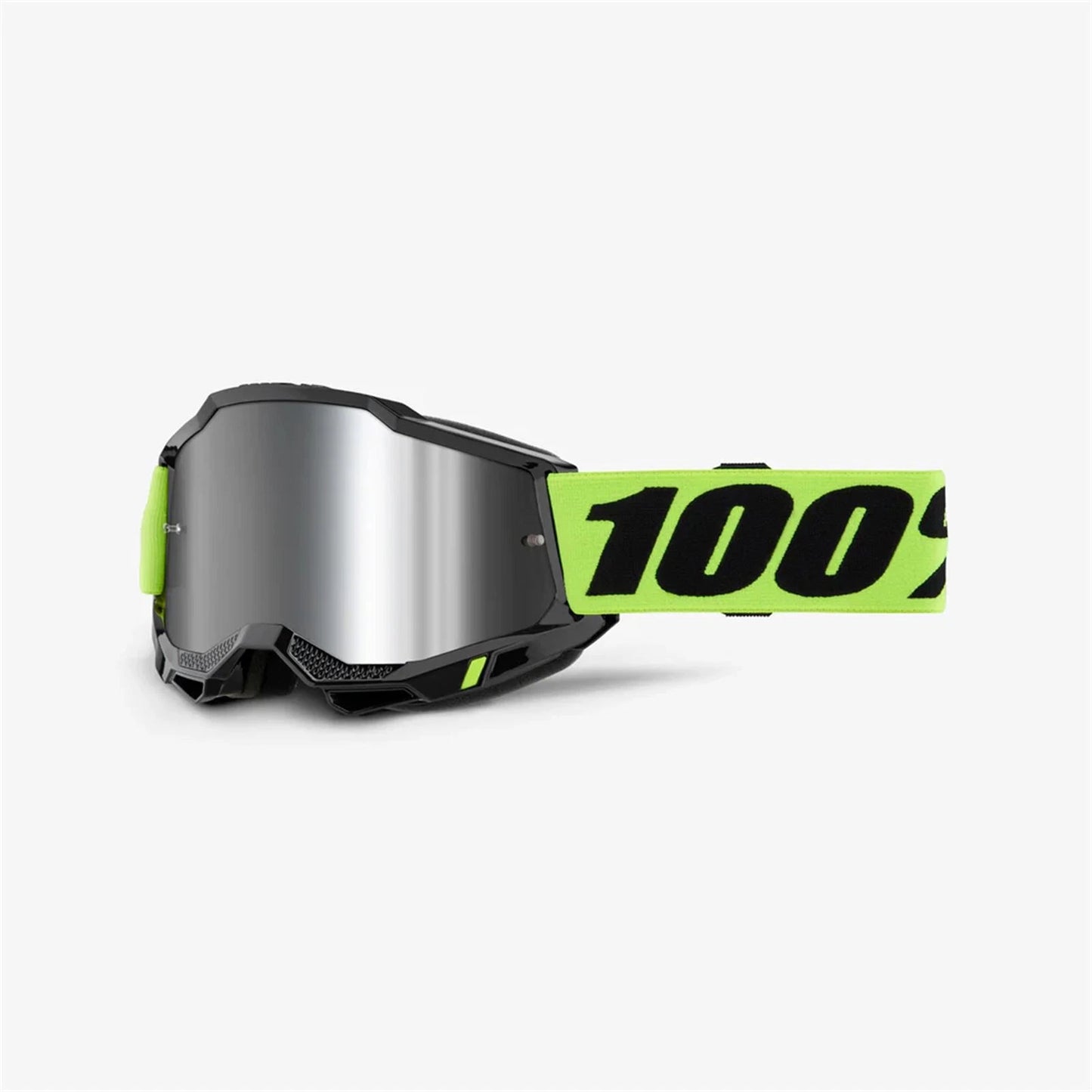100% Accuri 2 Youth Goggles - Black/Yellow Mirrored