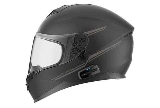 Sena Outride Bluetooth Helmet - Matt Black