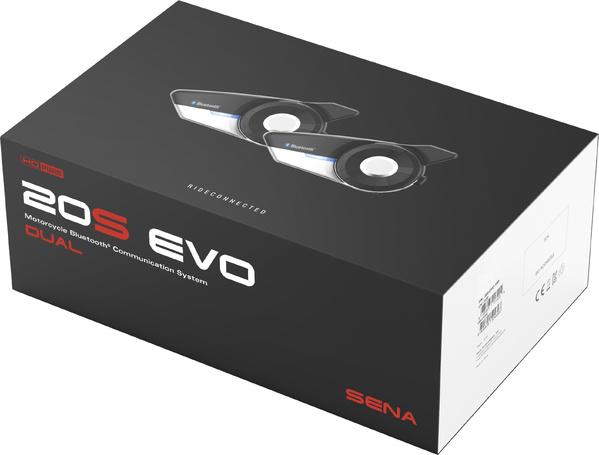 Sena 20S Evo Bluetooth Headset + HD Speakers - Dual Pack