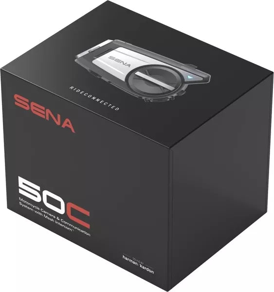 Sena 50C Mesh Bluetooth Headset & 4K Camera - Single