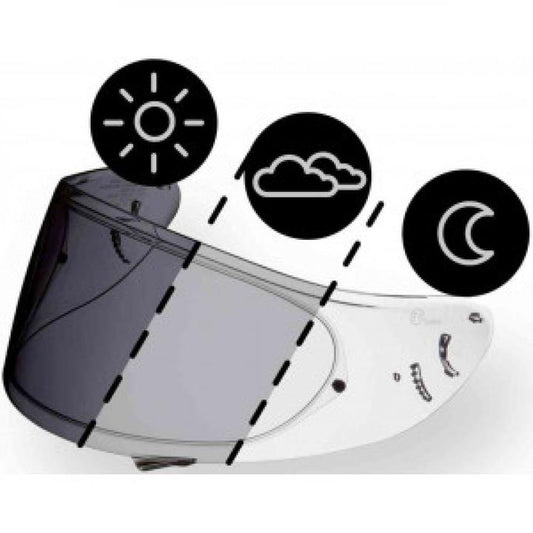 Shoei CWR-F2 Visor - Transitions Photochromic