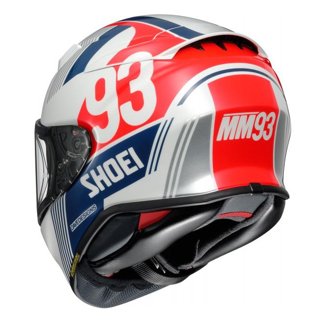 Shoei NXR2 Helmet - Marc Marquez 93 Retro TC-10